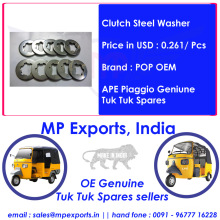 Ape Tuk Tuk Spares Clutch Steel Washer